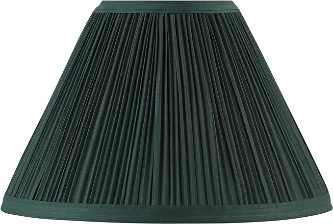 Aspen Creative 59173, Empire Uno Lamp Shade, Forest Green, 4" Top x 10" Bottom x 7" Slant Height, Slip Uno 33mm