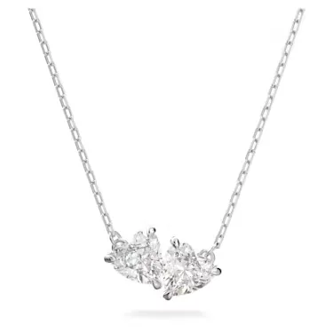 Swarovski Attract Soul Necklace, White, Rhodium Plated