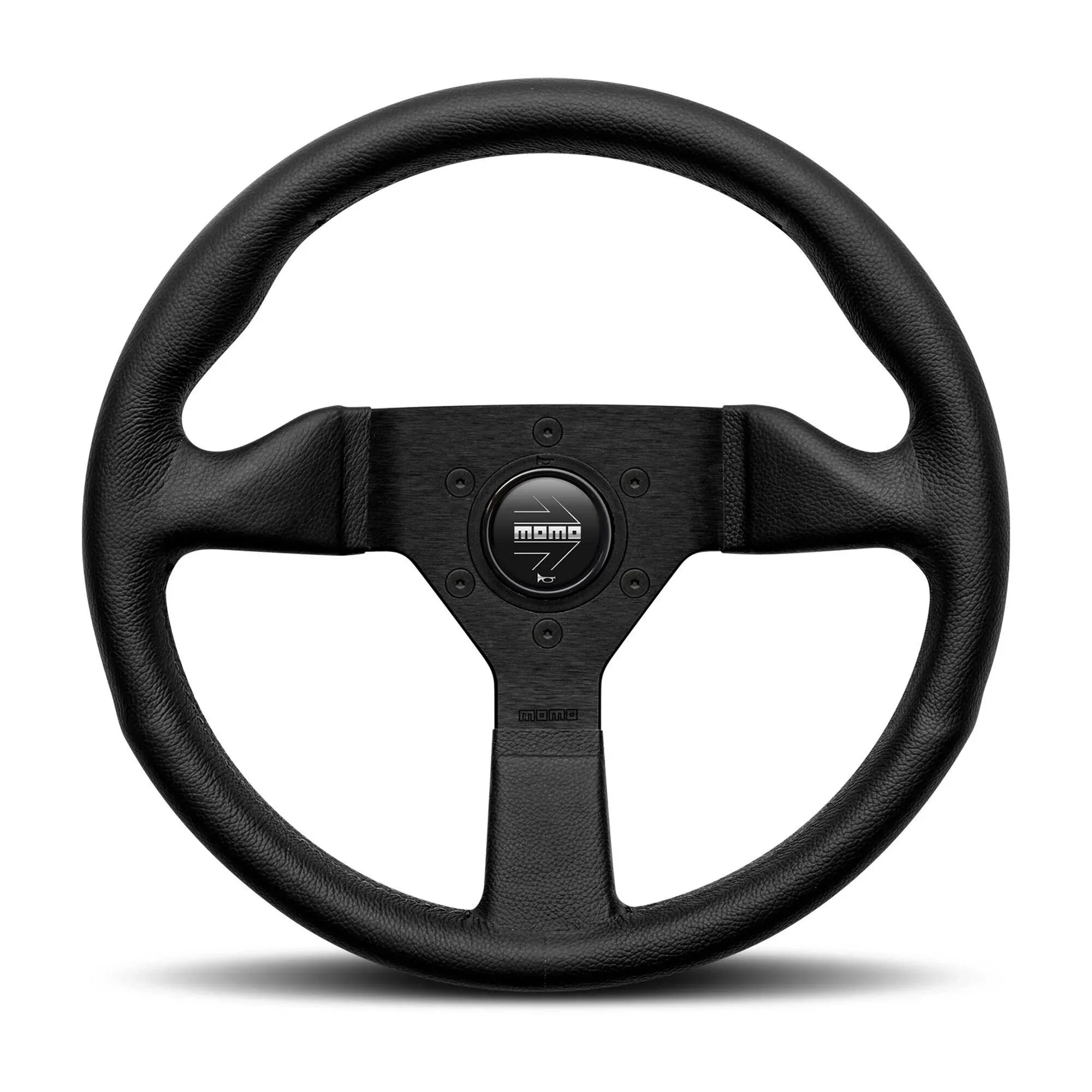 Momo Montecarlo Steering Wheel 320 mm - Black Leather/Black