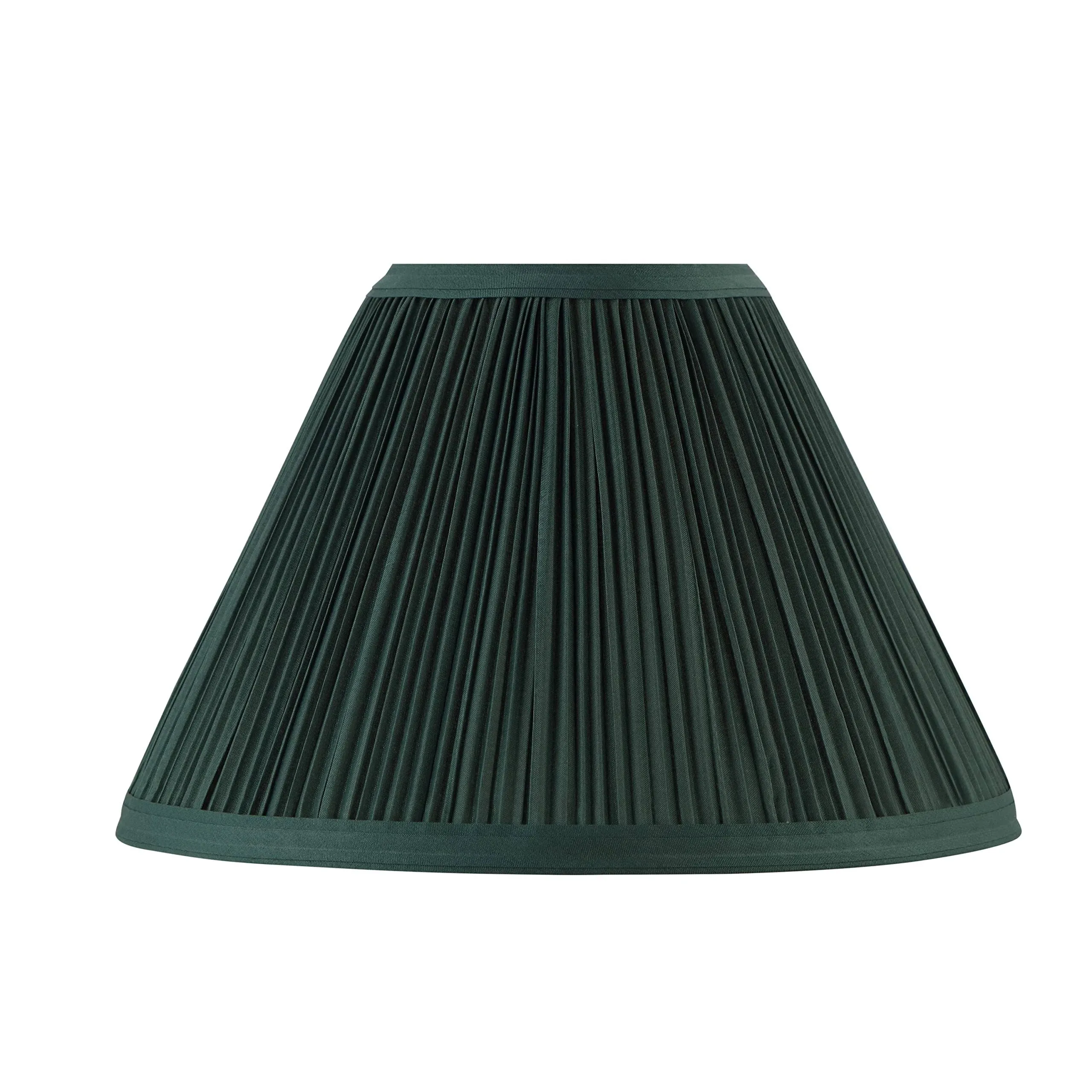 Aspen Creative 59173, Empire Uno Lamp Shade, Forest Green, 4" Top x 10" Bottom x 7" Slant Height, Slip UNO 33mm