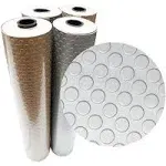 Rubber-Cal Coin-Grip (Metallic) PVC Flooring - Beige - 2.5mm x 4ft x 10ft