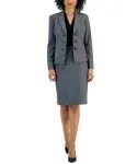 "Women's Notch-Collar Pencil Skirt Suit "