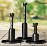 infiniTEE Height Adjustable Golf Tee Set for Driving Range Mats. Set of 3 Hei...