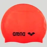 Arena Classic Silicone Swim Cap Blue -White, Swimming Cap, Silicone Swim Cap 