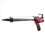 Milwaukee 2442-21 M12 Aluminum Barrel Sausage Style Caulk and Adhesive Gun Kit