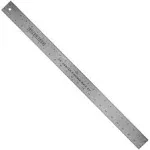 Peachtree Woodworking Supply Stainless Steel Center Finding Ruler. Ideal for Woodworking, Metal Work, Construction and Around The Home