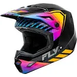 Fly Racing Kinetic Menace Helmet (2024) 2X Black/Sunrise