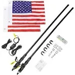 3ft Black Limited LED Whip Light with RF Remote Control