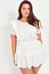 Love Shack Fancy White Natasha Dress