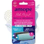 Amope Pedi Perfect Foot File Refills, Ultra/Regular Coarse - 2 refills