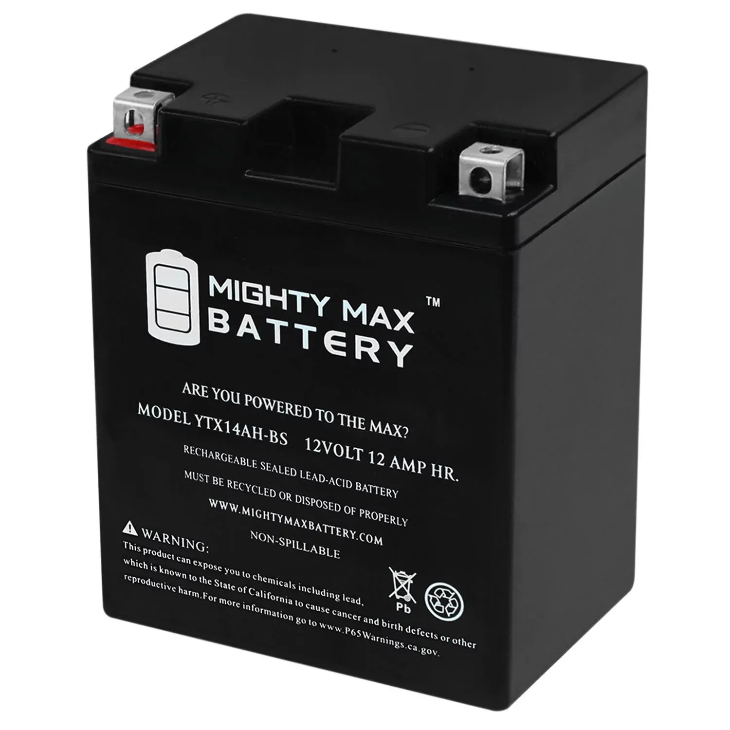 Ytx14Ah High Performance Maintenance Free SLA AGM Motorcycle Battery