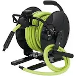 Flexzilla Manual Air Hose Reel Open Face Portable 3/8 inch x 50'