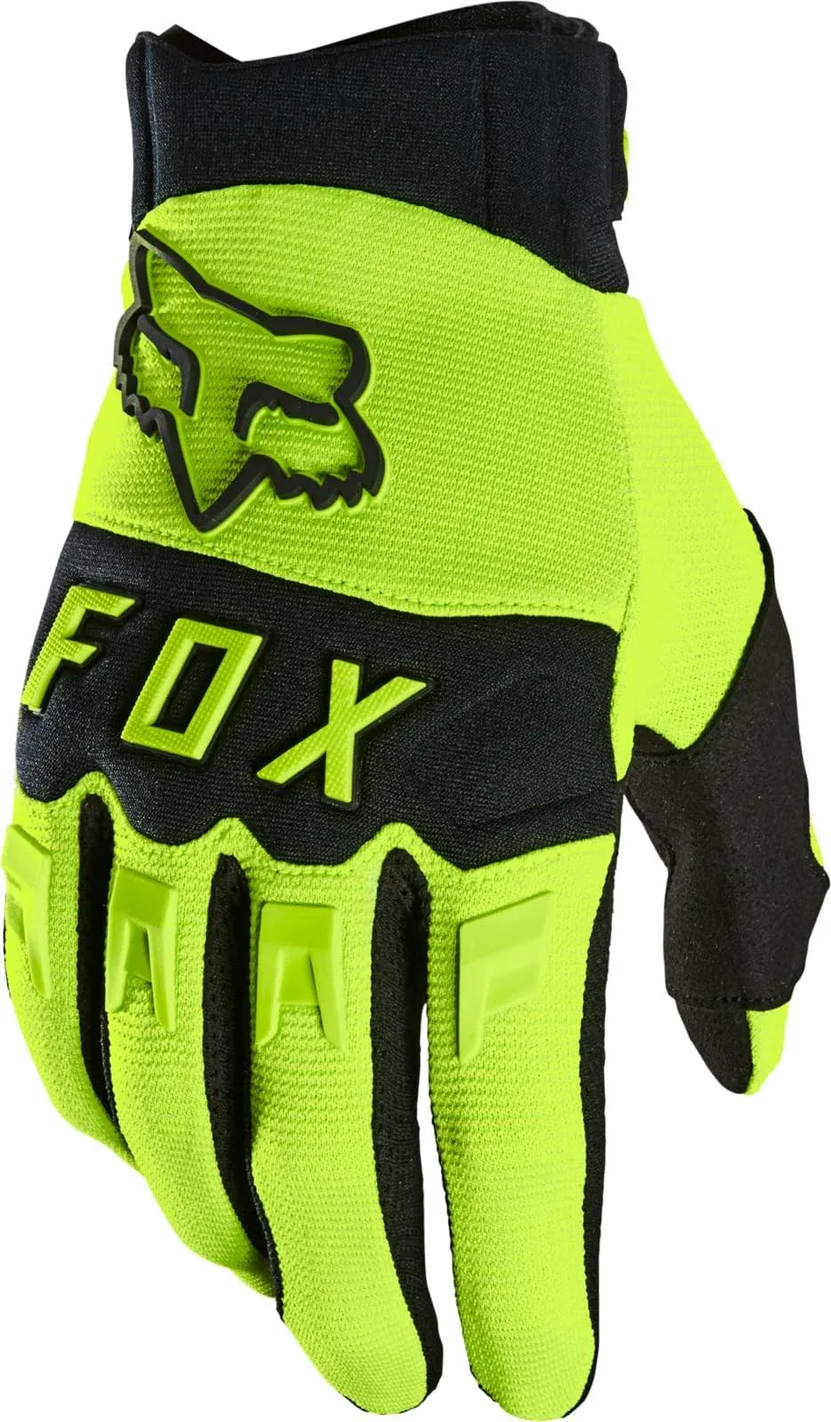 Fox Racing Dirtpaw Gloves (Fluorescent Yellow, Small)