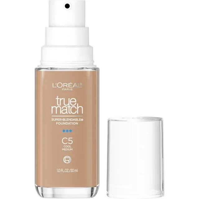 L'Oreal Paris True Match Super-Blendable Foundation Medium Coverage C5 Medium - 1 fl. oz.