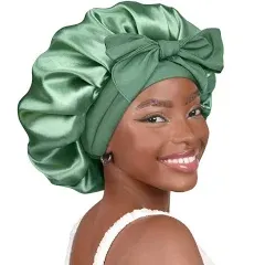 YANIBEST Satin Bonnet Silk Bonnet for Sleeping Double Layer Satin Lined Hair ...