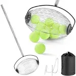 Yangbaga Tennis Balls Pickup Ball Retriever Adjustable Tennis Ball Roller Collector for Table Tennis Training Accessories