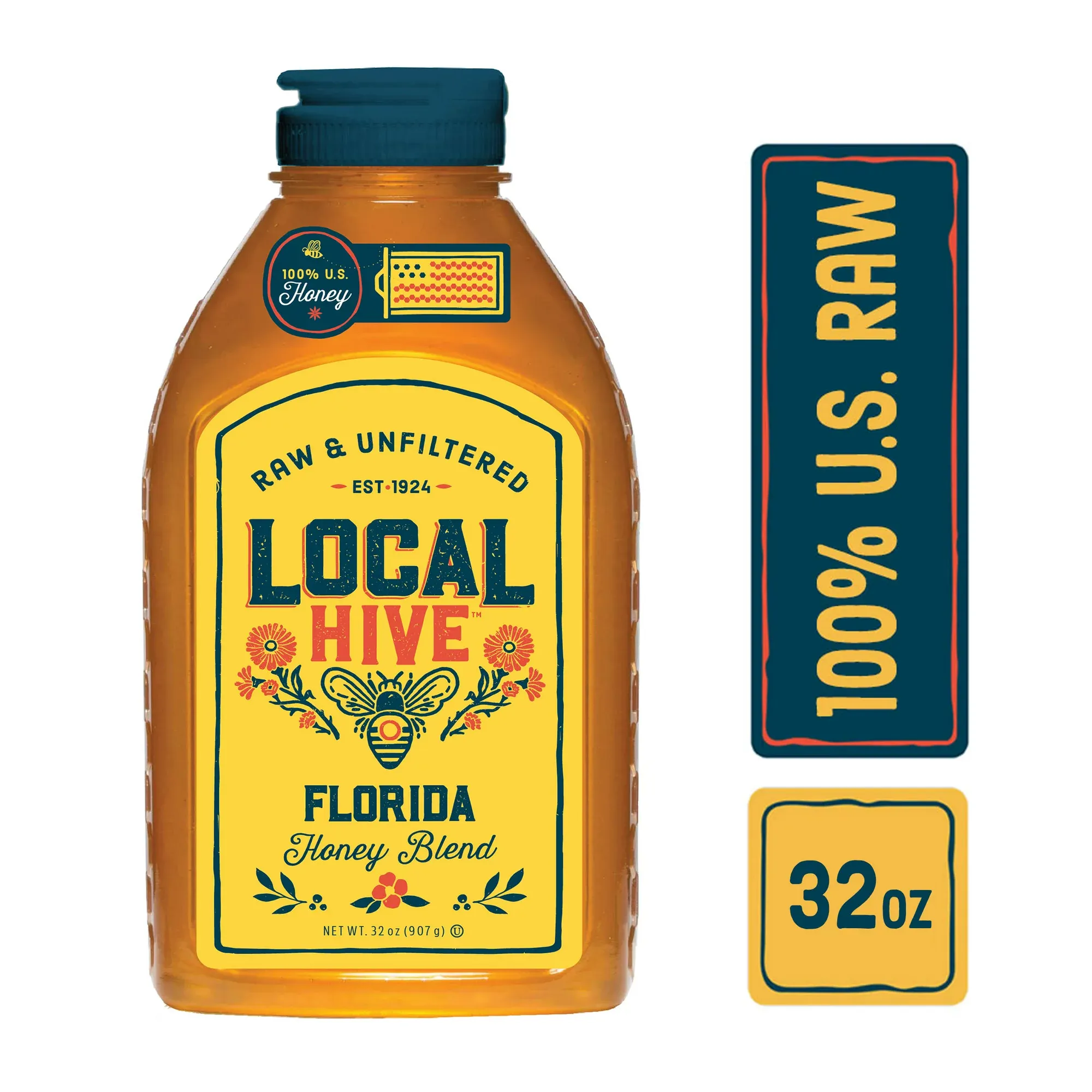 Local Hive Florida Raw Unfiltered Honey