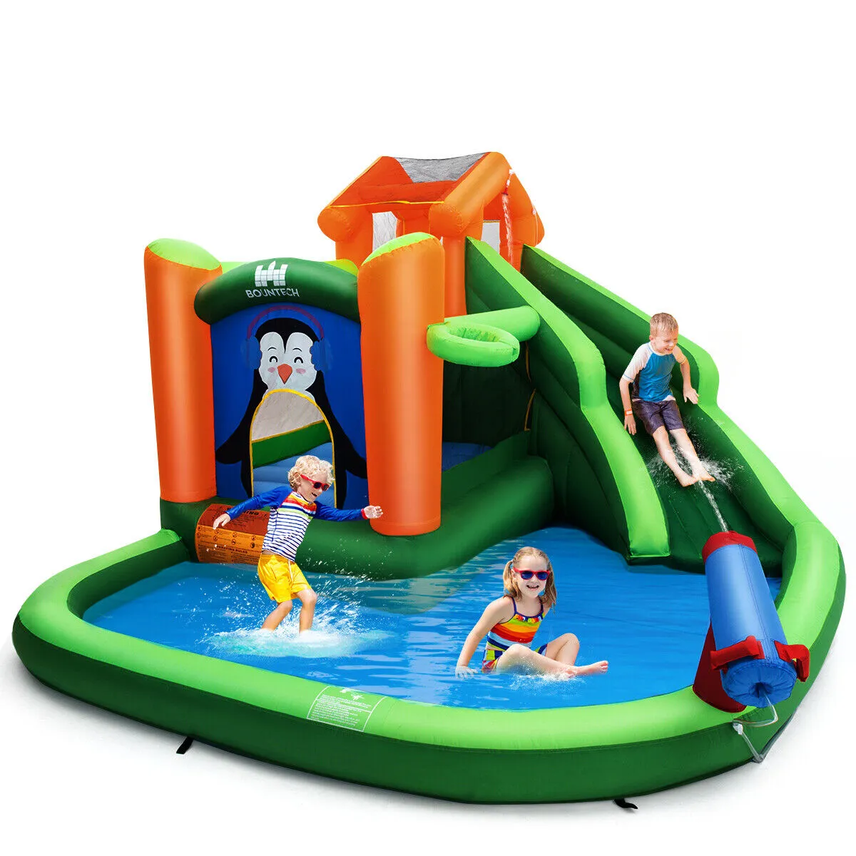 Costway Inflatable Slide Bouncer and Water Park Bounce House