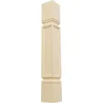 Ekena Millwork COL05X05X35KEMA 5-Inch W x 5-Inch D x 35 1/2-Inch H Kent Raised Panel Cabinet Column, Maple