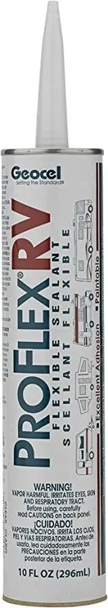 Geocel  GC28103 Pro Flex Black RV Flexible Sealant - 10 oz.  New