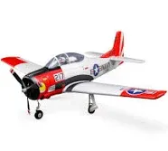 E-flite EFlite T28 T-28 Trojan 1.2m BNF Bind in Fly Basic Electric RC Airplane