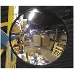 18” Acrylic Outdoor Convex Mirror with Plastic Back, Round Outdoor Security Mirror for The Garage Blind Spot, Store Safety, Warehouse Side View, and