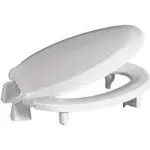 CENTOCO ADA Compliant 3 in. Raised Elongated Closed Front with Cover Toilet Seat