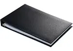 Executive 7 Ring Check Binder, 500 Check Capacity, for 9x13 inch Sheets, with 6