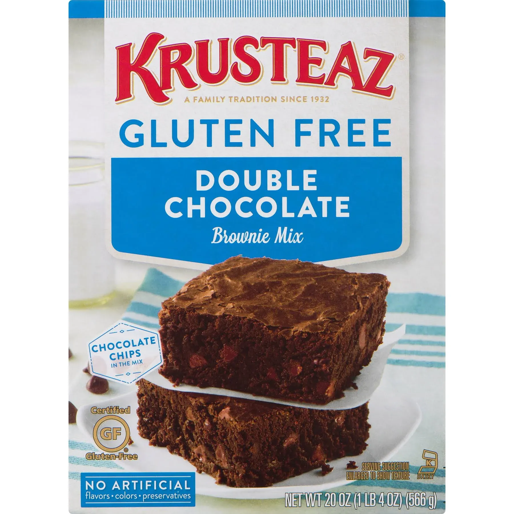 Krusteaz Double Chocolate Brownie Mix (1.25 lbs)