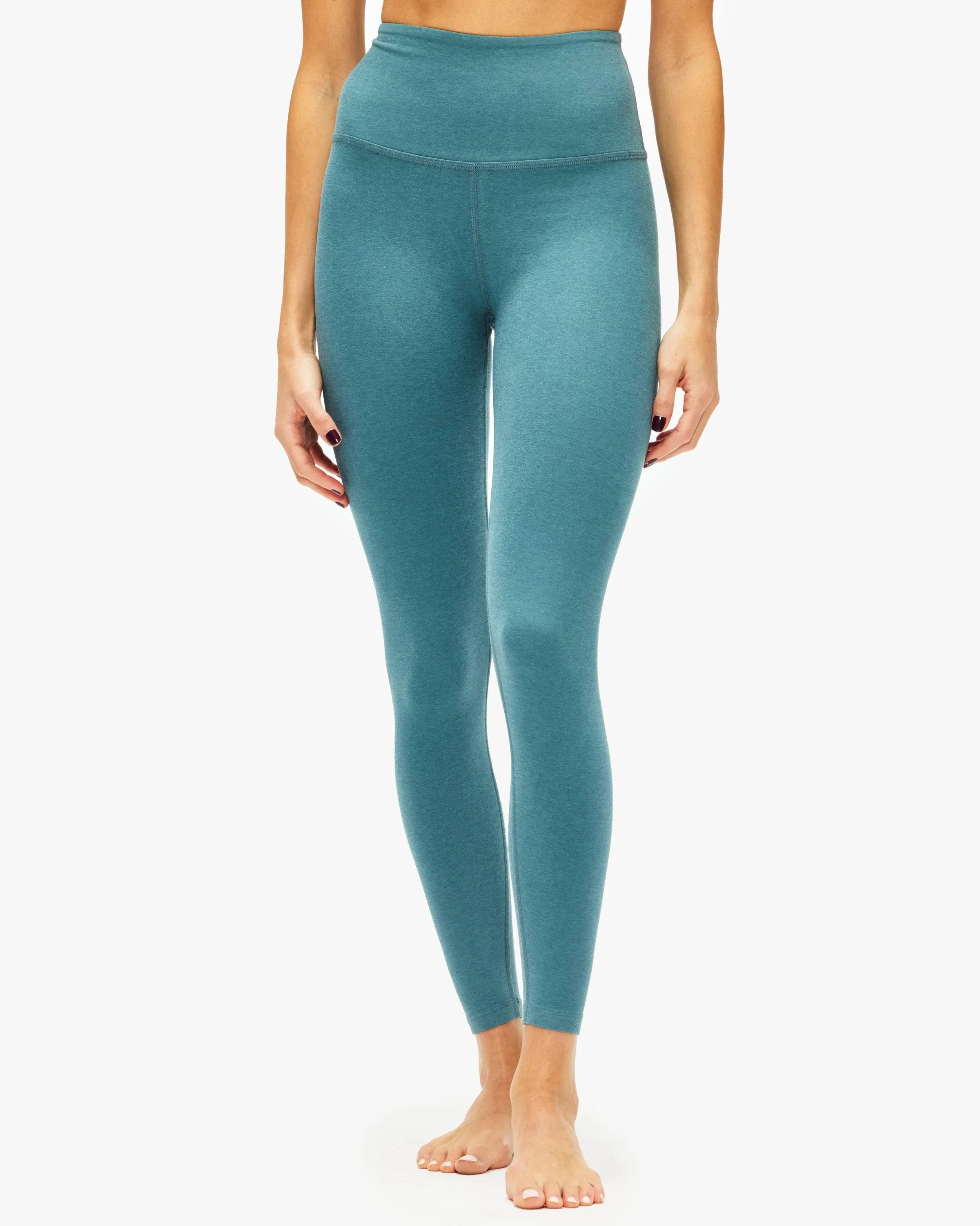 Beyond Yoga Spacedye Caught in The Midi High Waisted Legging - Women's Storm Heather, L