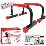 Rubberbanditz Parallettes Push Up & Dip Bars | Lightweight, Non-Slip Parallete Stand for Crossfit, Gymnastics, Bodyweight Training Workouts