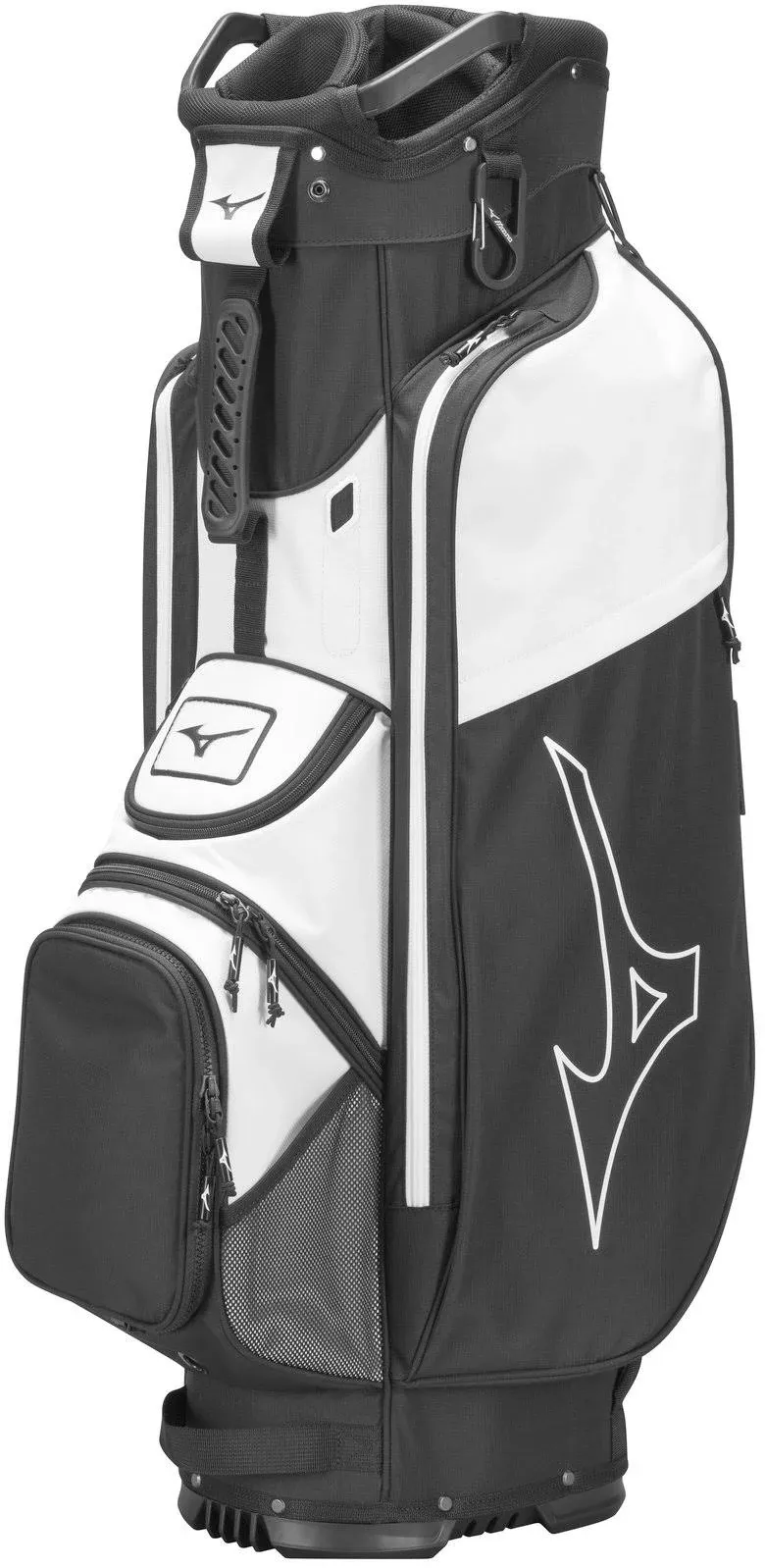 Mizuno LW-C Cart Bag - Black White