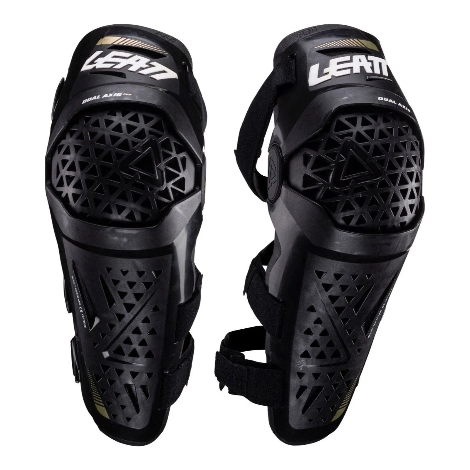 Leatt Dual Axis Pro Knee & Shin Guard - Black (2XL)