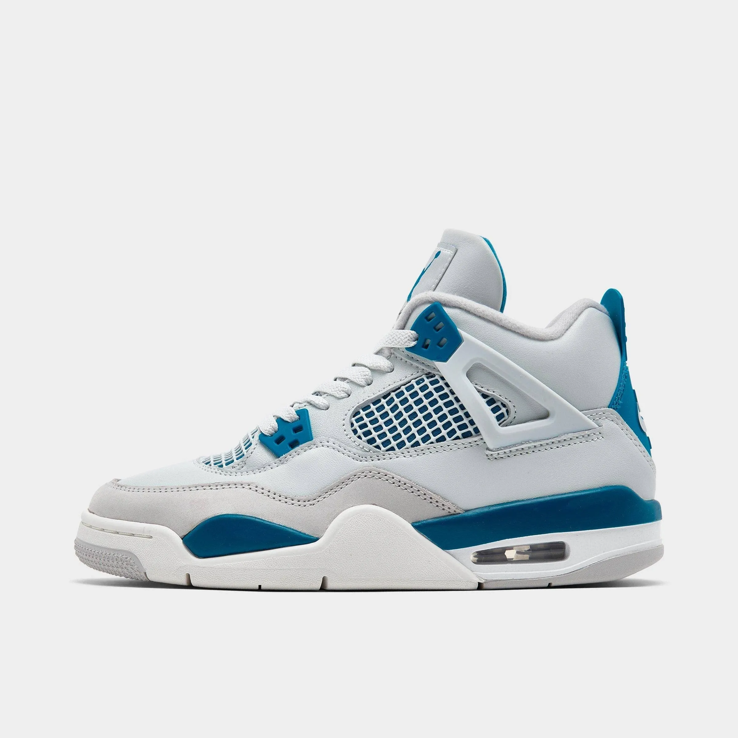 Air Jordan 4 Retro GS - Off White / Military Blue