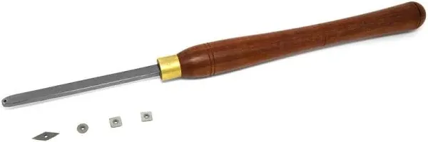 WEN CH4704 18.5-inch Indexable Wood Turning Chisel with Four Carbide Cutter Tips