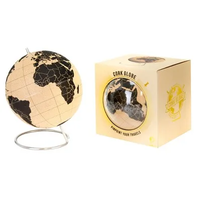 Suck UK Cork World Globe 5.5" Diameter