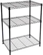 Elevon 3-Shelf Adjustable Heavy Duty Storage Shelving Unit