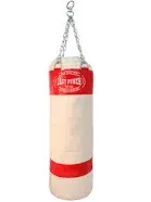 50&#034; PUNCHING BAG w/ CHAINS Sparring Kick MMA Boxing Training Canvas Heavy Duty