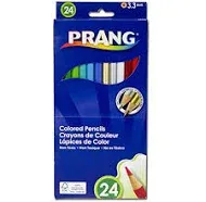 Prang Colored Pencils 7&#034; Long 12/Pk Brighter Colors School Art Crafts Home Kids