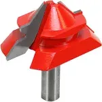 Freud 2-3/4" (Dia.) Lock Miter Bit with 1/2" Shank (99-034), Pack of 1, Perma-SHIELD Coating Red