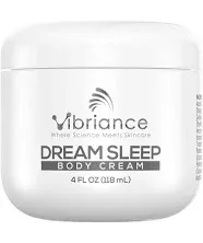 Vibriance Moisturizing Dream Sleep Body Cream Fluffy Full Body Dry Skin Moisturizer for Relaxation and Rejuvenation Soothes Skin | 4 fl oz (118 ml)