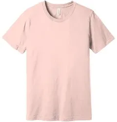 Bella + Canvas - Unisex Jersey Short-Sleeve T-shirt-Soft Pink-M