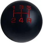 DEWHEL Sphere Shift Knob 5 Speed Velocity Short Throw Shifter 200 Gram Black 