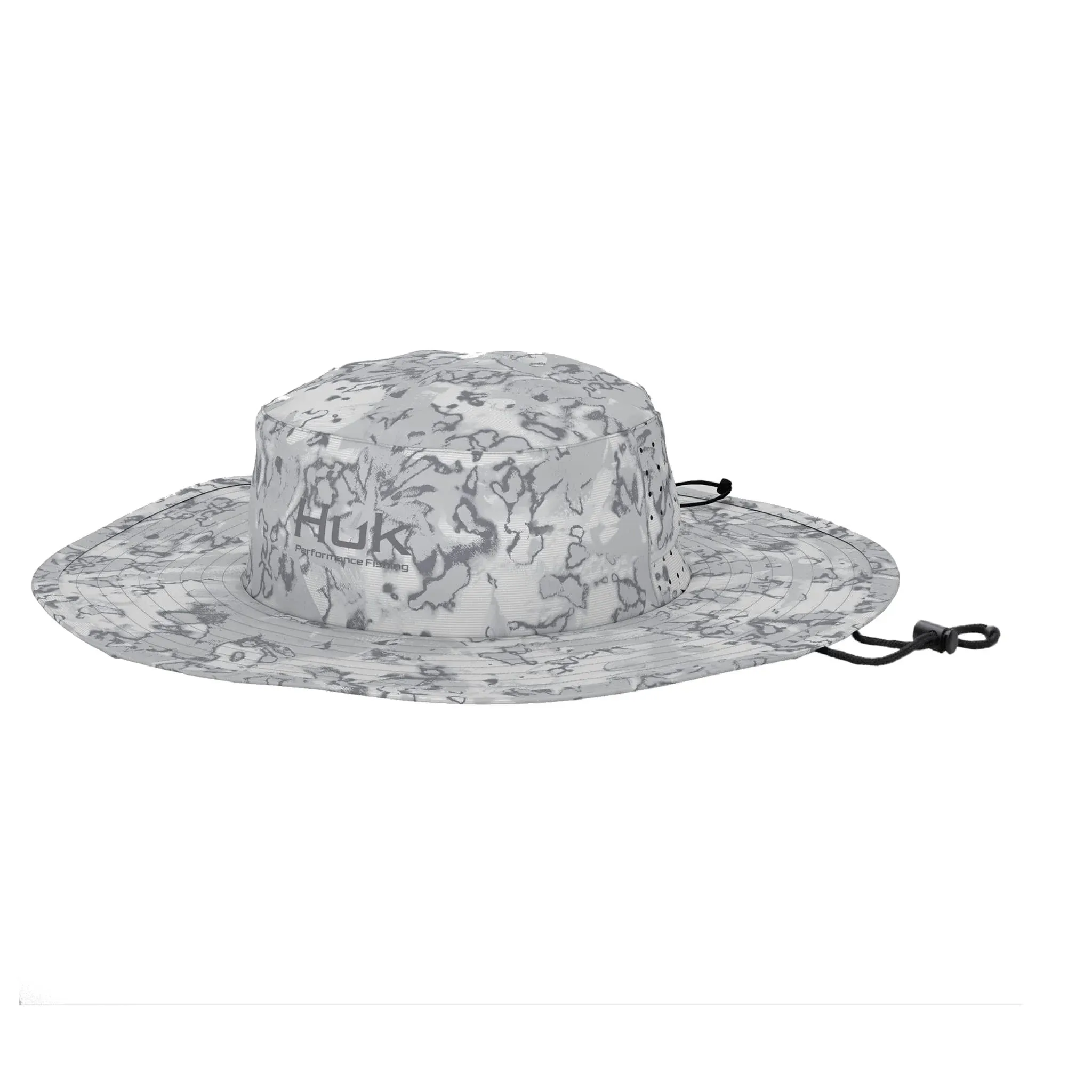 Huk Men's Boonie Fin Flats Bucket Hat, Harbor Mist