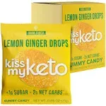 Kiss My Keto Gummies Lemon Ginger 25g 8