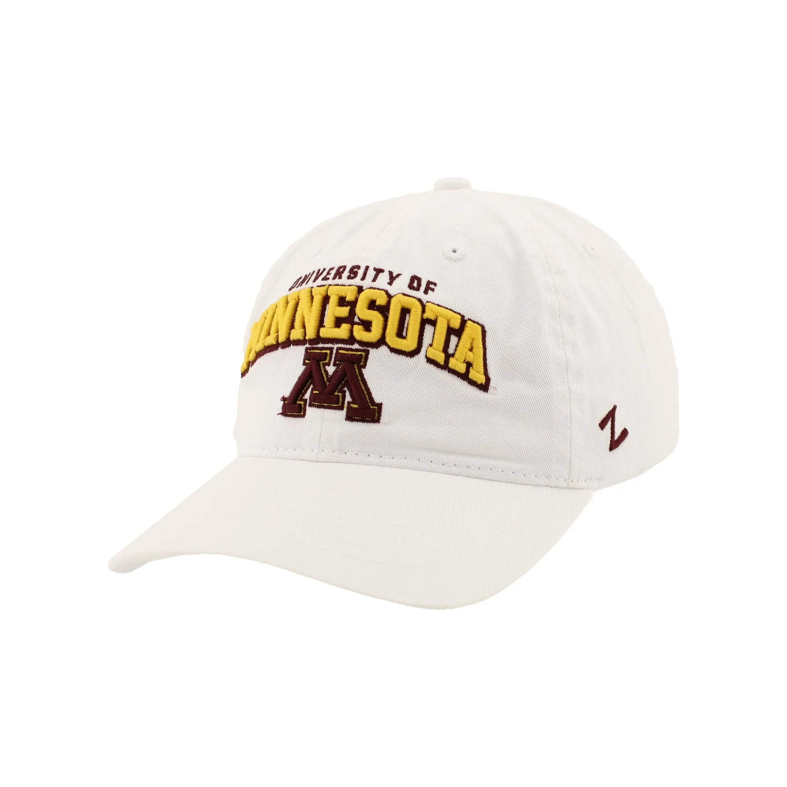 Zephyr Standard NCAA Officially Licensed Hat Scholarship Classic White, One Size