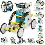 Dioju 13-in-1 Solar Robot Toys for Ages 8 9 10 11 12 Year Old Boys Girls, Stem Science Kits for Kids Age 8-12, Building Experiments Robotics Kit