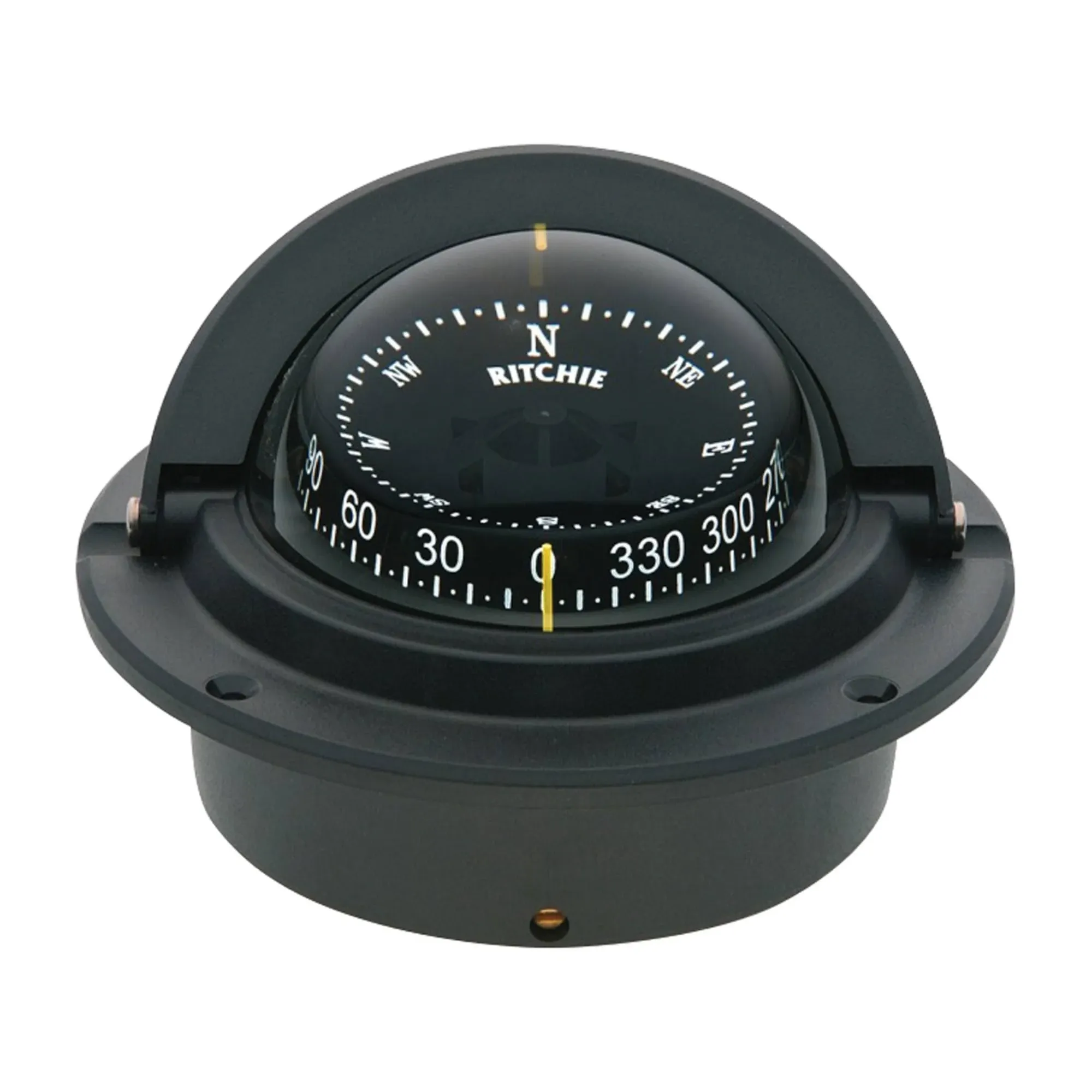 Ritchie F-83 Voyager Compass - Flush Mount - Black