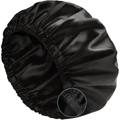 Yani Satin Bonnet Sleep Bonnet Cap Extra Large Double Layer Reversible Adjustabl