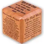 H.J. Sherman Catholic Prayers Scripture Cube